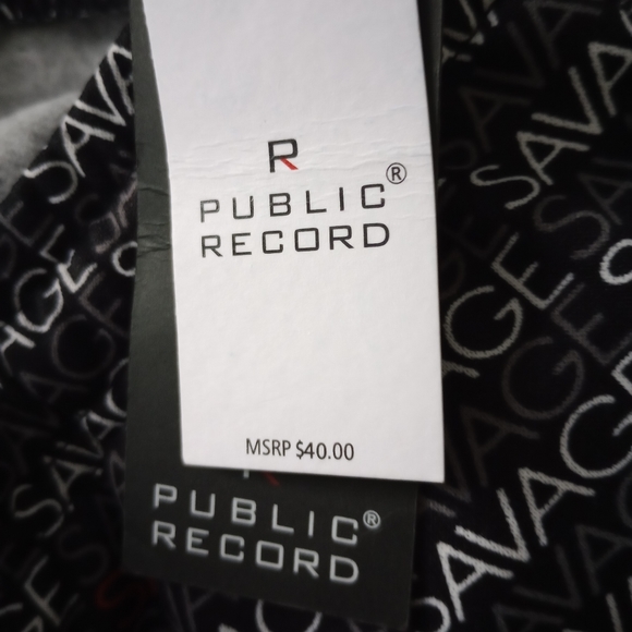 Public Record Shorts Fleece Mens Sz XLarge  Elastic Waist 3 pockets New - Picture 5 of 9